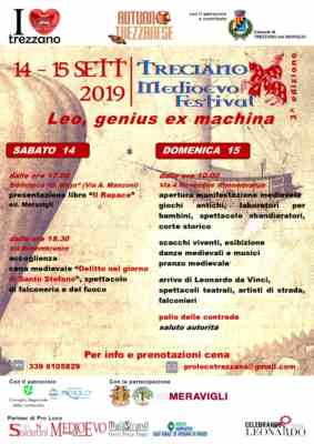 Treciano medioevo festival 2019 - leo, genius ex machina